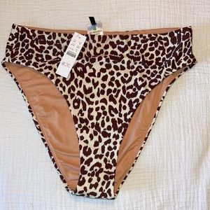 J.Crew high rise bikini bottom